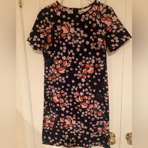 Boden Carina Dress Navy/Peach Size 4L *PERFECT FOR SPRING!!*